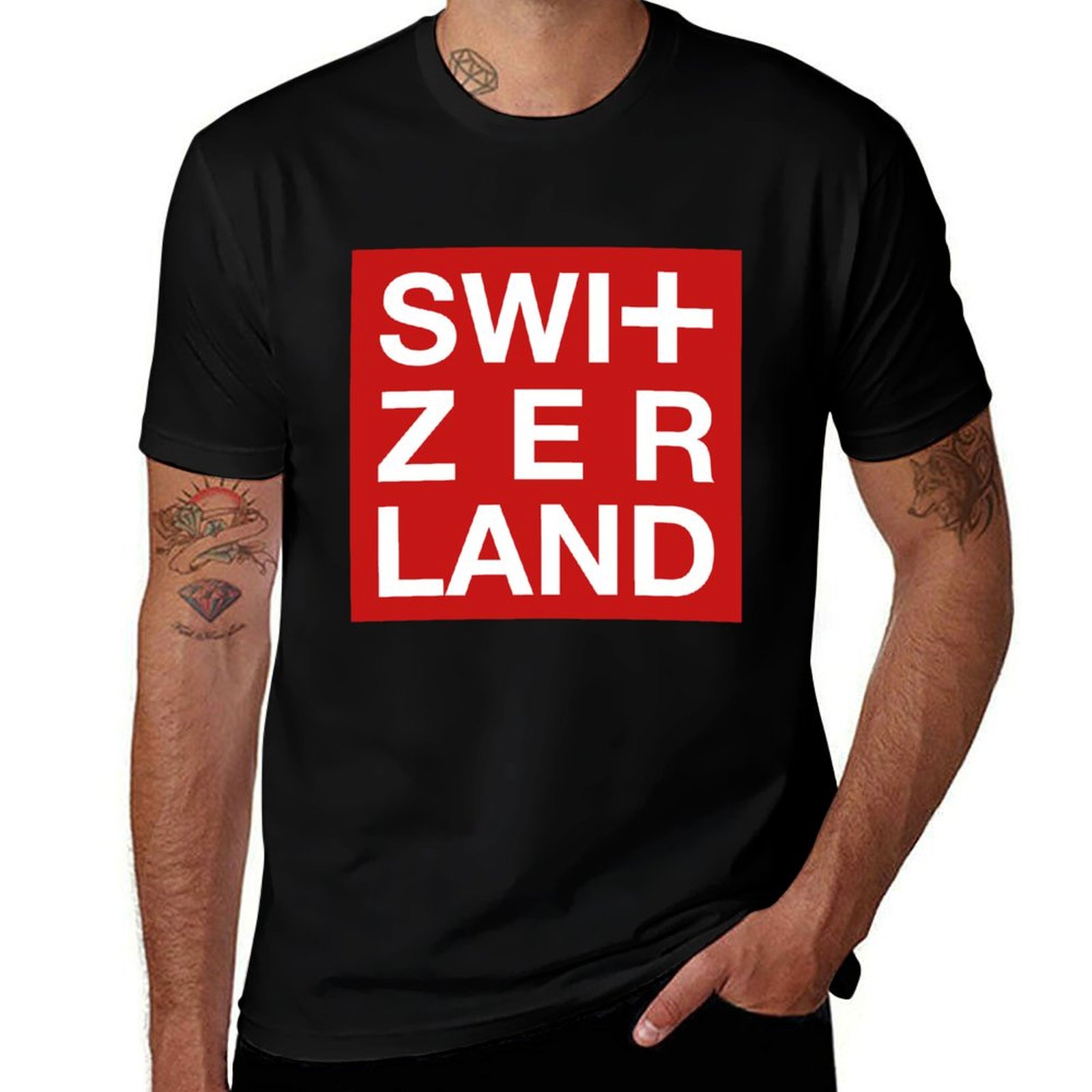 Street Fashion Zurich - Футболка Switzerland Art Swiss Geneva Zurich,