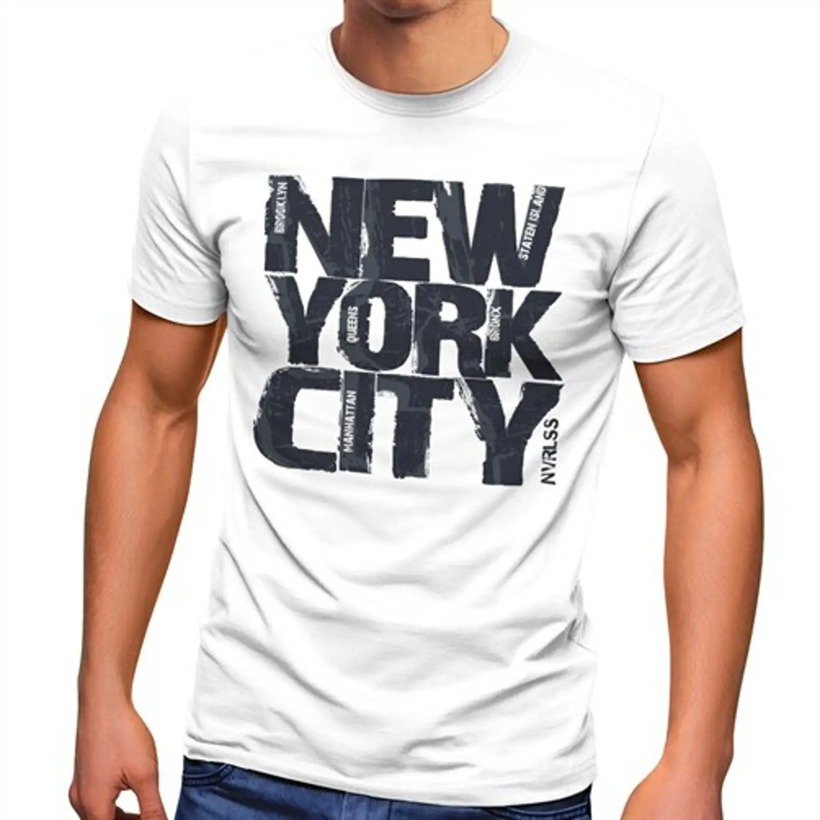 Street Style New York Fashion - Мужская футболка с принтом New York