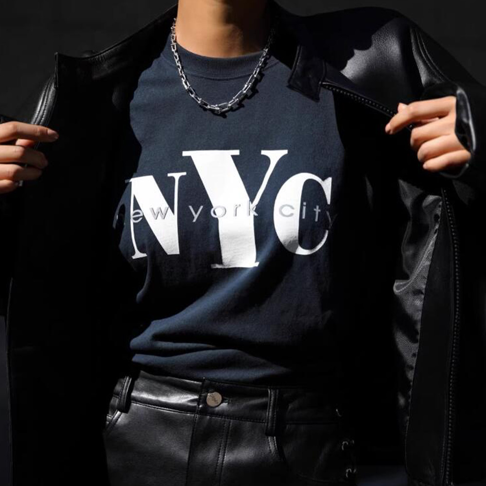 Street Style New York Fashion - Футболка женская в американском ретро стиле