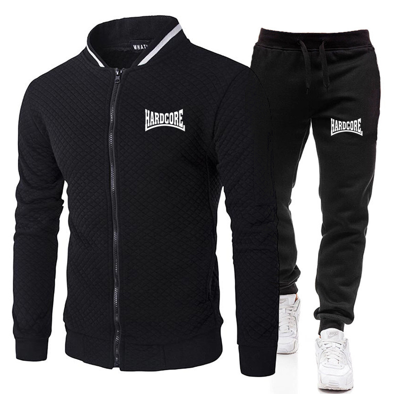 Street Fashion Casual - Мужской комплект HARDCORE: модная уличная куртка
