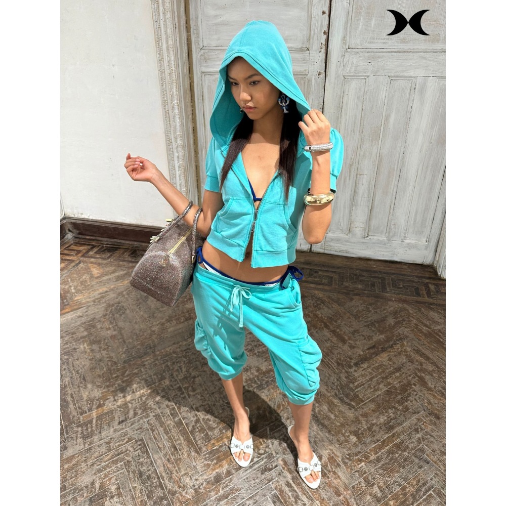 Street Fashion Casual - Костюм в американском уличном стиле: укороченная