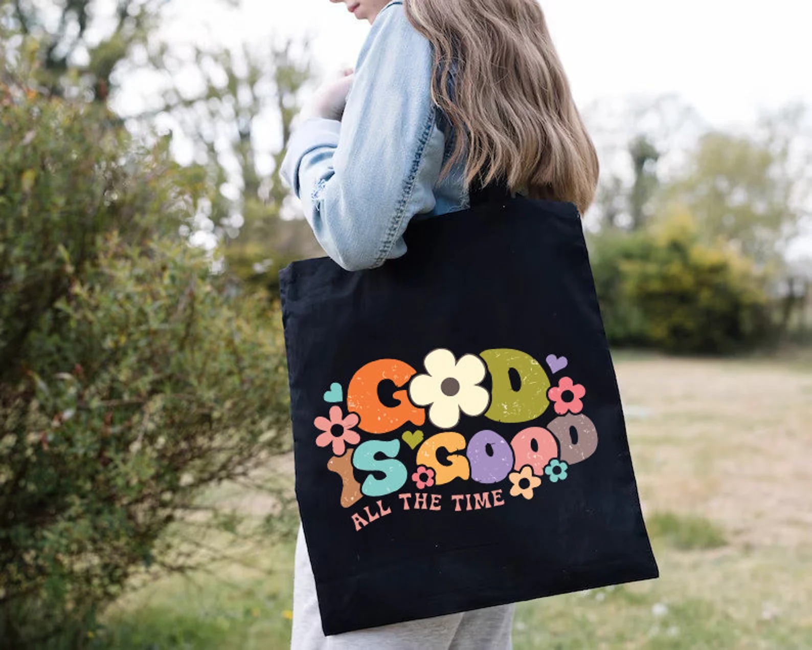 Сумка-тоут «Бог хорош» из холщ – обзор и цена Tote Bag Canvas Print
