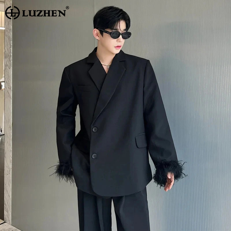 LUZHEN мужское модное пальто,  – обзор и цена Street Fashion Reviews