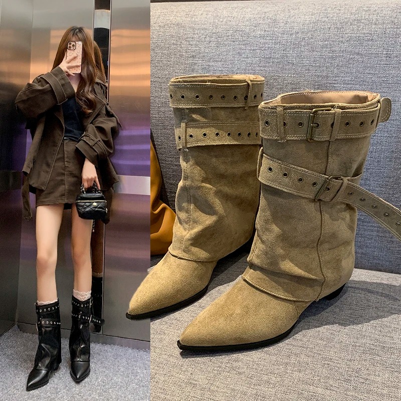 2025 Женские зимние ботинки с  – обзор и цена Street Fashion Winter 2025