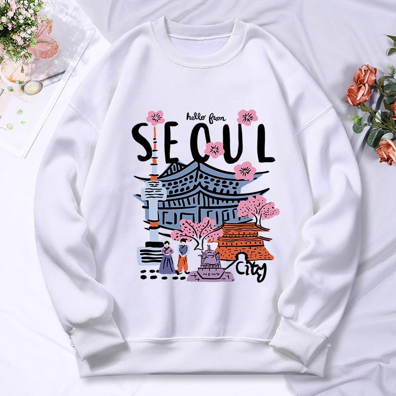 Seoul красивый пейзажный принт – обзор и цена Street Fashion Seoul