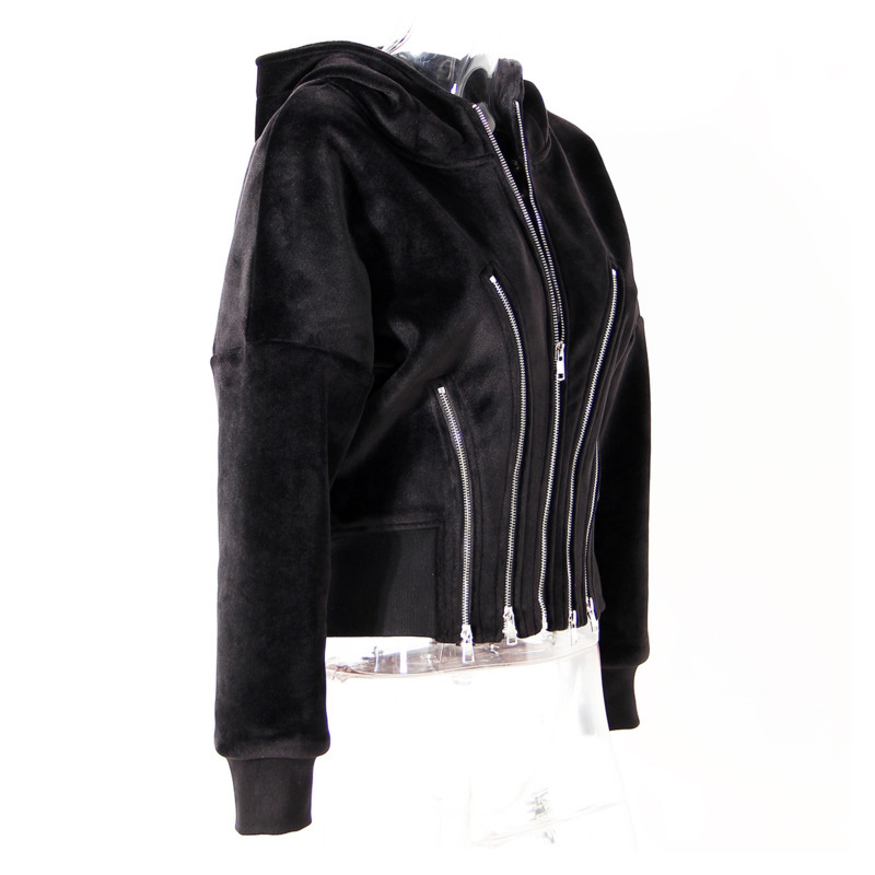 HKSH 2025 осень-зима новая жен – обзор и цена Street Fashion Zip Up Hoodie