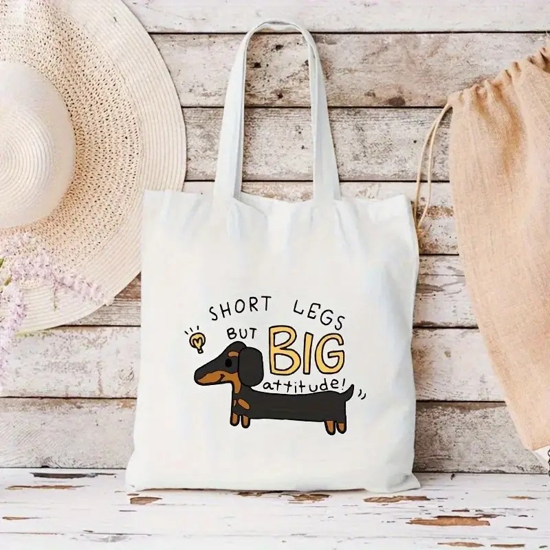 Милая такса, забавные сумки на – обзор и цена Tote Bag Canvas Print