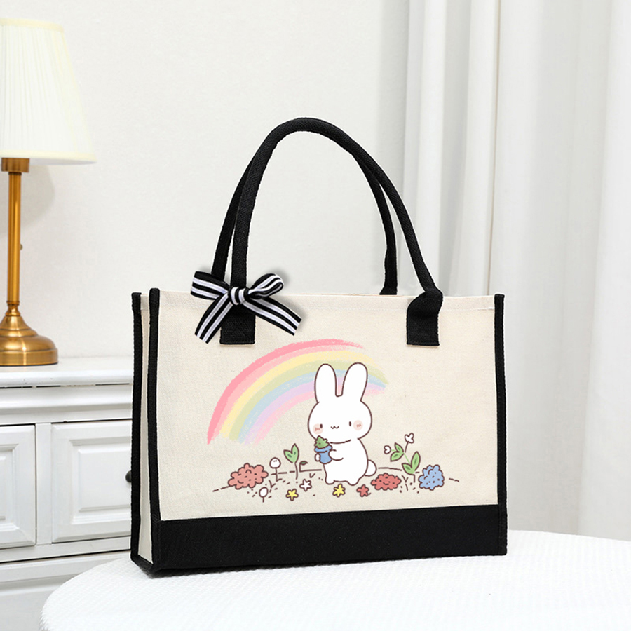 Сумка из легкого белого холста – обзор и цена Tote Bag Canvas Print