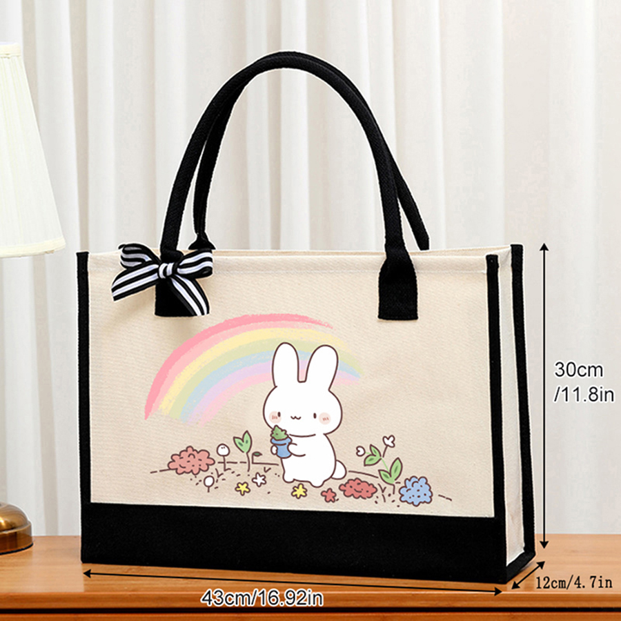 Сумка из легкого белого холста – обзор и цена Tote Bag Canvas Print