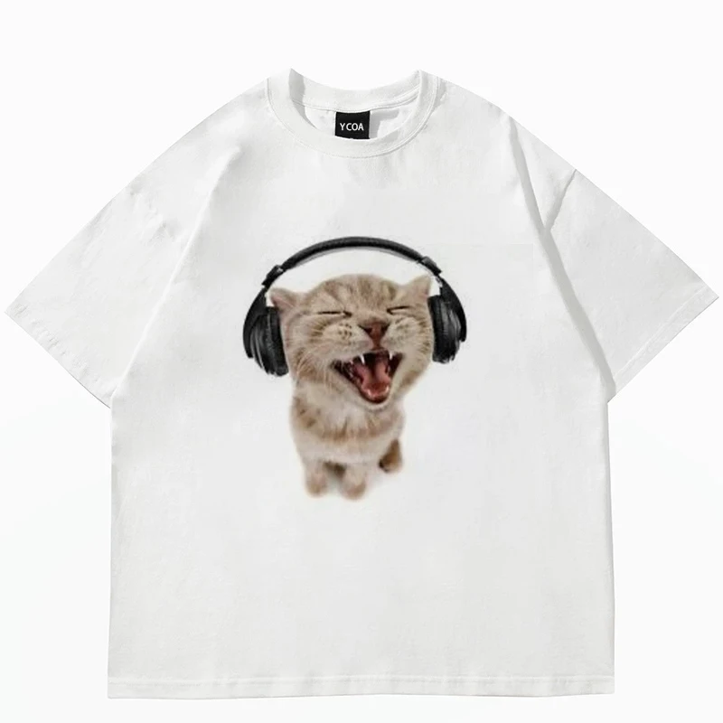 Женская футболка с короткими р – обзор и цена Fashion Street Cat