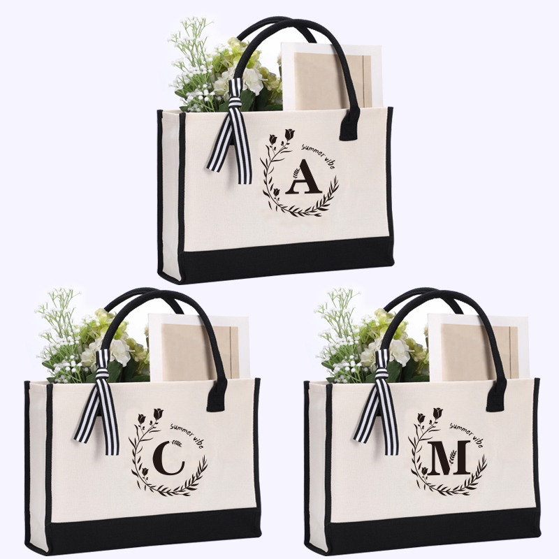Кожаная сумка-тоут с буквенным – обзор и цена Tote Bag Canvas Print