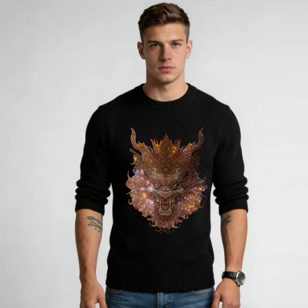 Мужской свитер с круглым вырез – обзор и цена Street Fashion Luxury