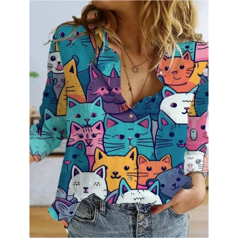 Осенняя женская одежда, рубашк – обзор и цена Fashion Street Cat