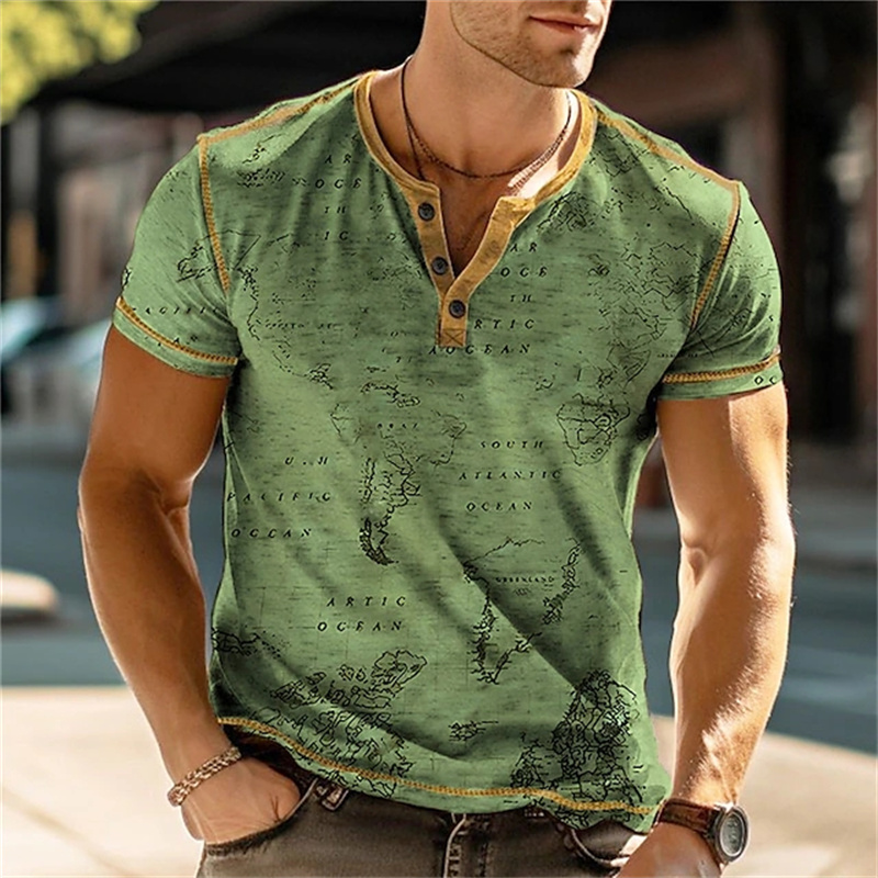 Мужские рубашки-хенли с забавн – обзор и цена Street Fashion Us