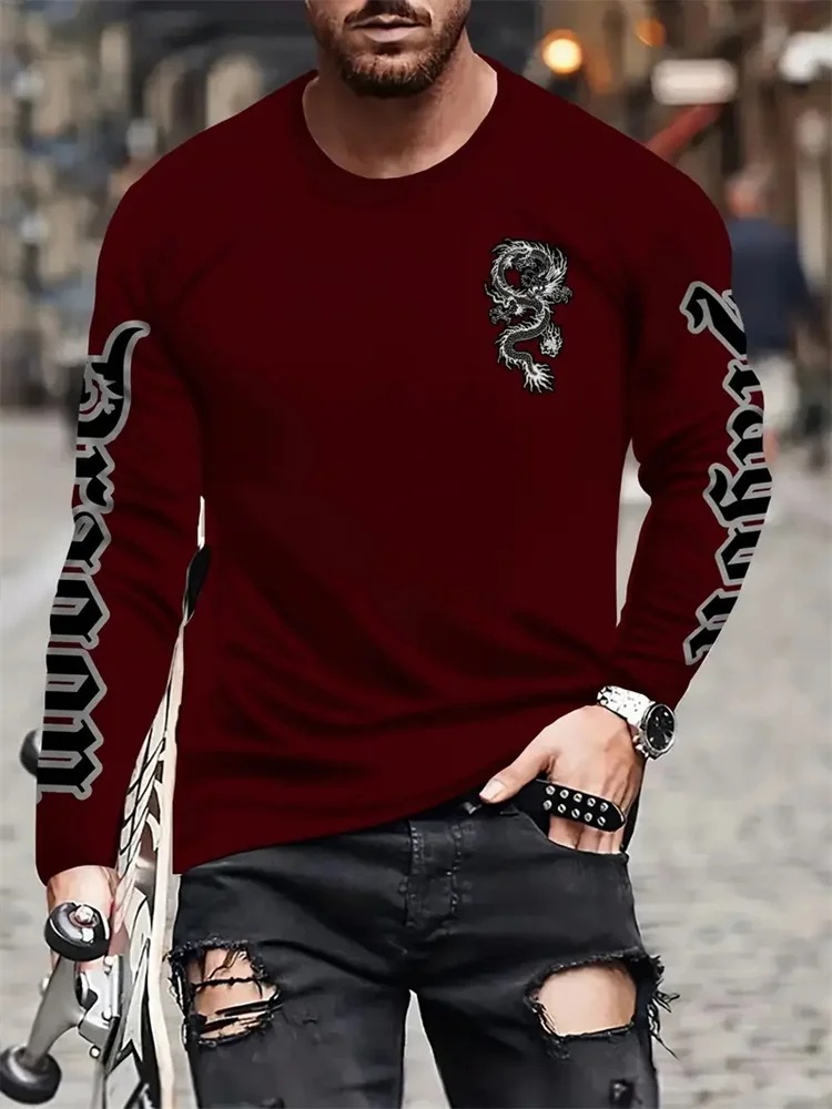 Простая футболка с принтом Lon – обзор и цена Street Fashion Casual