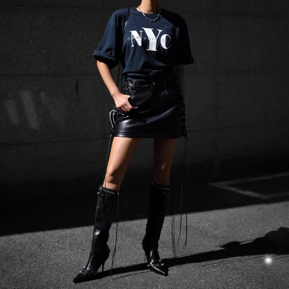 Футболка женская в американско – обзор и цена Street Style New York Fashion
