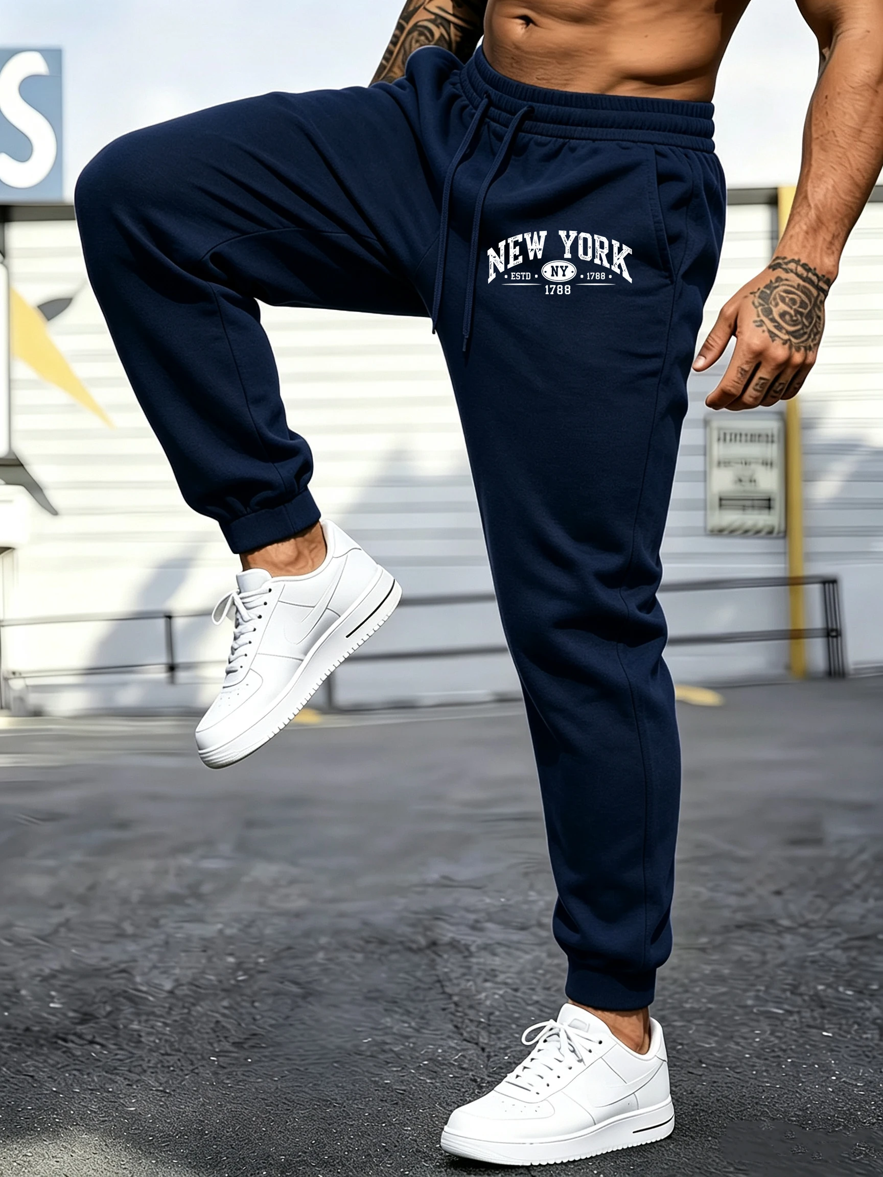 Мужские спортивные брюки, стил – обзор и цена Street Style New York Fashion